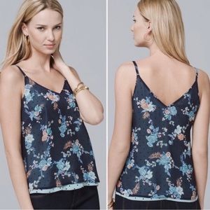 WHBM Reversible Floral Tank